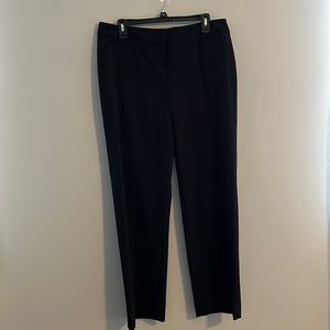 Classic Straight Leg Black Dress Pants - Size 12 NWT